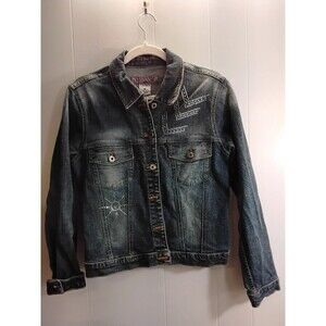 Silver Jean Jacket Women’s Size L